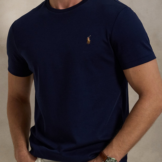PRL Cotton T-Shirt Navy Blue