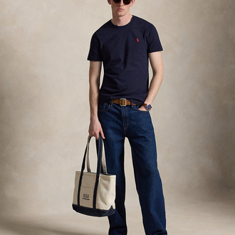 PRL Cotton Basic T-Shirt Navy Blue