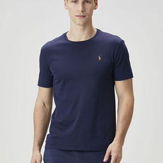 PRL Embrodied Basic T-Shirt Navy Blue