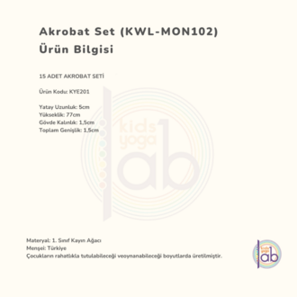 Ahşap Akrobat Set