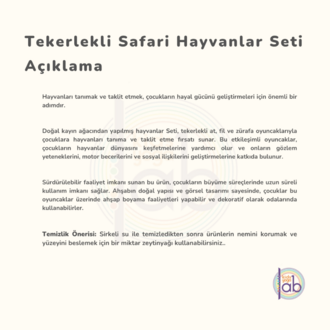 Tekerlekli Sarayı Hayvanlar Seti