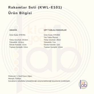 Sayı Sayma - Rakamlar Set