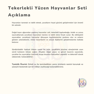 Tekerlekli Yüzen Hayvanlar Seti