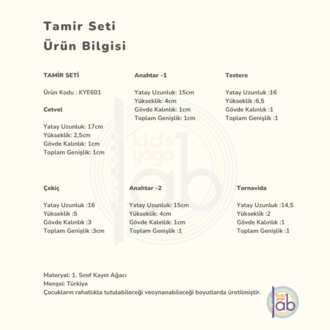 Ahşap Tamir Seti