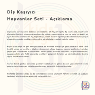 Diş Kaşıyıcı Hayvanlar Seti