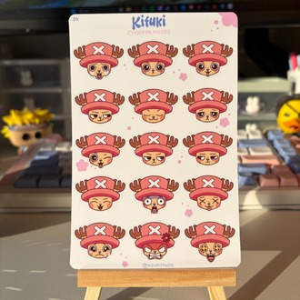chopper moods sticker sheet