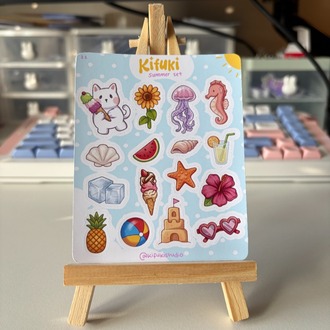 summer sticker sheet