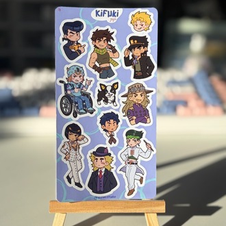 jojo sticker sheet