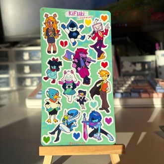 deltarune sticker sheet