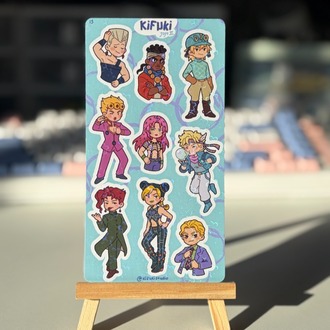 jojo II sticker sheet