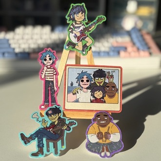 gorillaz sticker seti