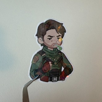 soldier boy sticker