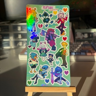 deltarune sticker sheet