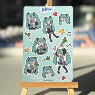 hatsune miku sticker sheet