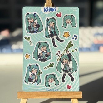 hatsune miku sticker sheet