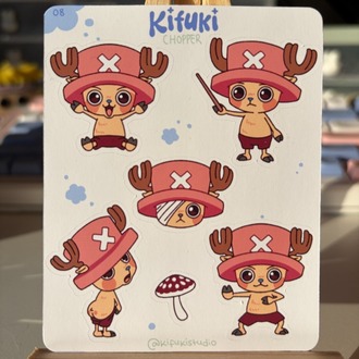 chopper sticker sheet