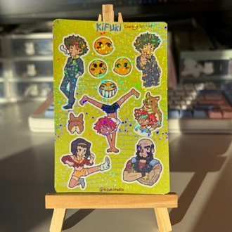cowboy bebop sticker sheet