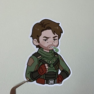 soldier boy sticker