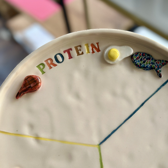  El Yapımı Diyet Tabağı – Protein • Carbs • Vegetables