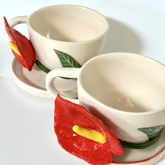 Anthorium Çay & Kahve Fincanı