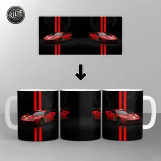 Ferrari Scuderia İkonik İtalyan — Baskılı Kupa Bardak