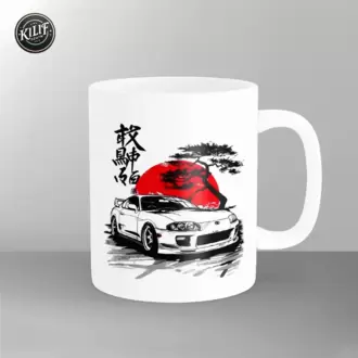 Toyota Supra JDM Ruhu & Bonsai — Baskılı Kupa Bardak