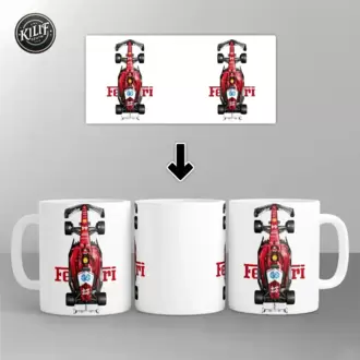 Ferrari SF-24 Hamilton #44 Efsanesi — Baskılı Kupa Bardak