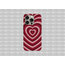 WHITE RED HEARTS