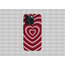 WHITE RED HEARTS