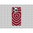 WHITE RED HEARTS