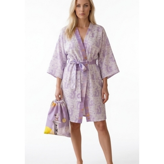 Lilac Dragon Kimono 