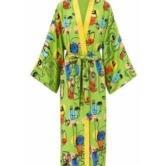 Faces kimono