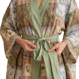 Mint river kimono