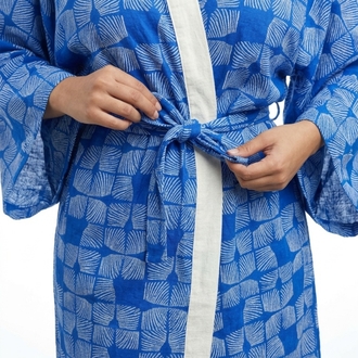 blue vision kimono