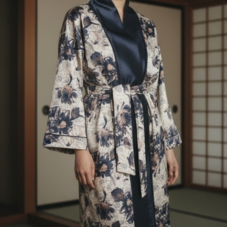 night flower kimono
