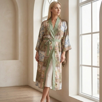 Mint river kimono