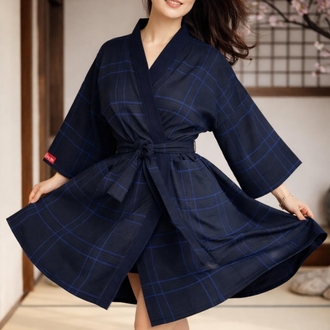 Tartan kimono