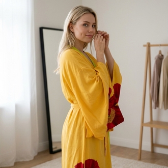 Golden Poppy Kimono