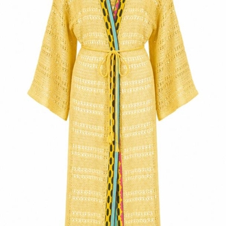 Yellow bird kimono