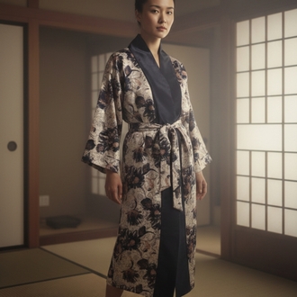 night flower kimono