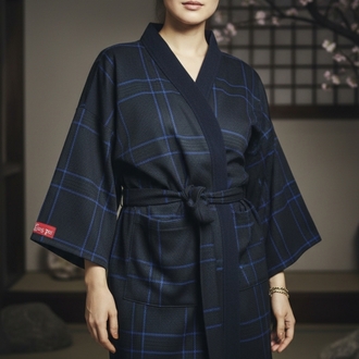 Tartan kimono