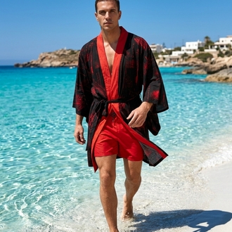 Red Ink Kimono 