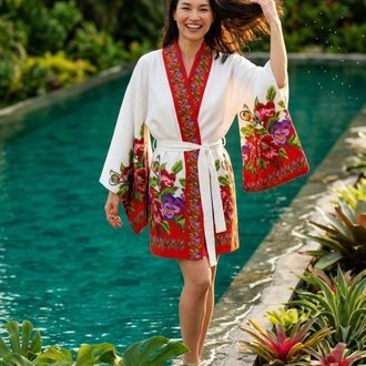 Flowers kimono