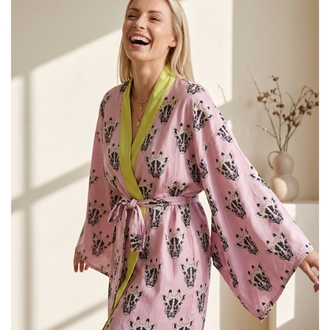 Pink Safari Kimono