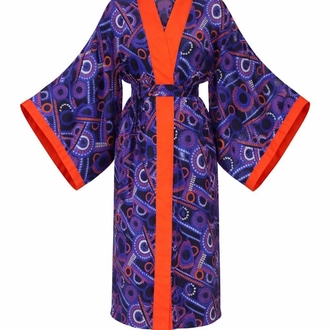 geometric kimono