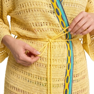 Yellow bird kimono