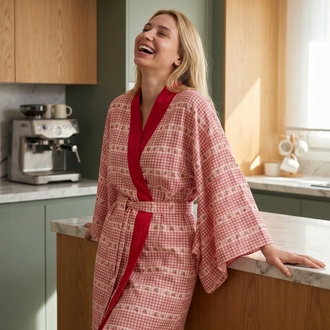 Cherry boom kimono