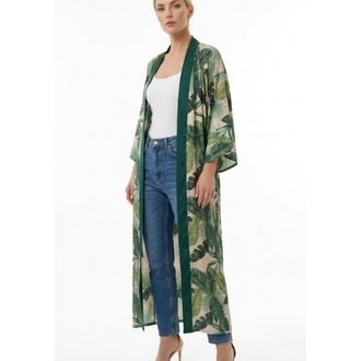 Dans of leaves kimono