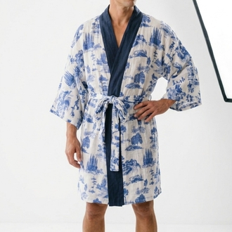 Indigo Garden Kimono