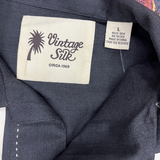 Vintage Silk %100 İpek Gömlek